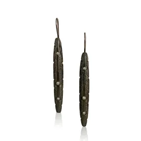 San Andreas Spire Diamond Drop Earrings