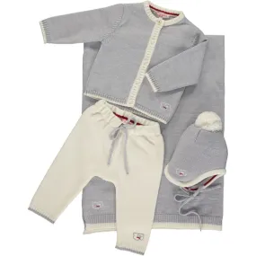 Scarlet Ribbon Baby Gift Set - Cardigan & Leggings, Mist