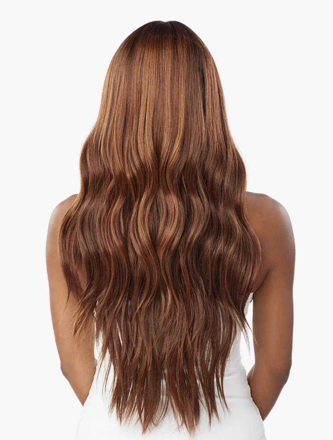 SENSATIONNEL BUTTA LACE HUMAN HAIR BLEND LOOSE BEACH WAVE 28"