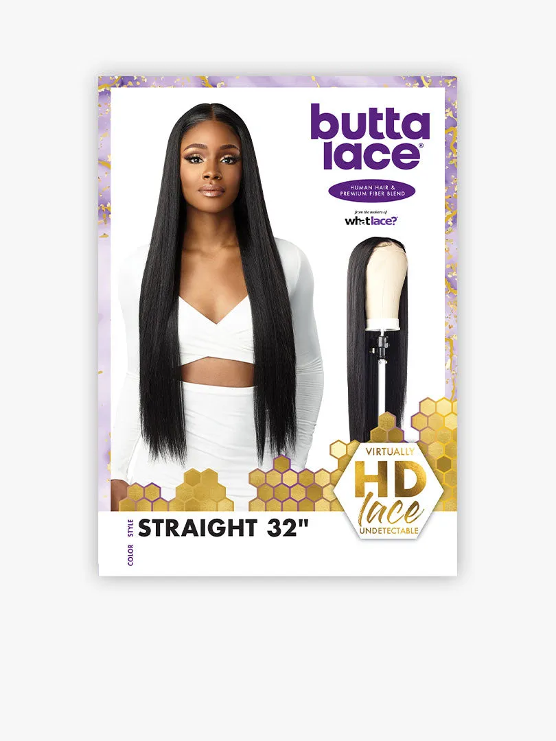 SENSATIONNEL BUTTA LACE HUMAN HAIR BLEND STRAIGHT 32″