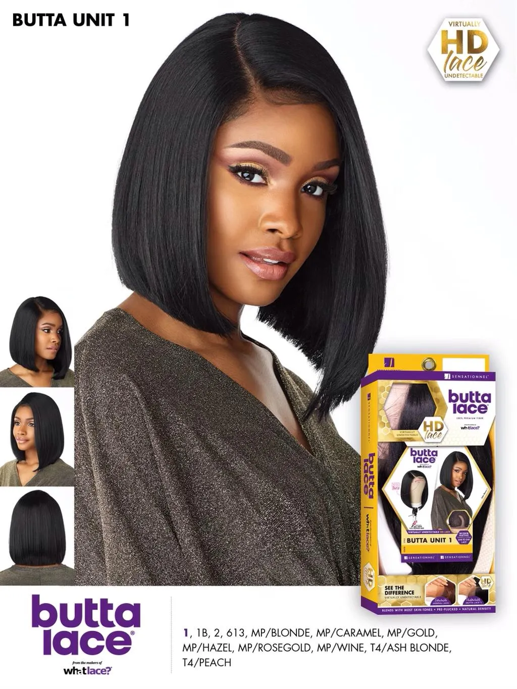 SENSATIONNEL HD LACE FRONT WIG- BUTTA LACE UNIT 1