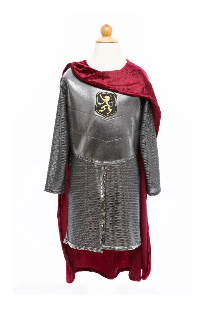 Silver Knight Tunic with Cape