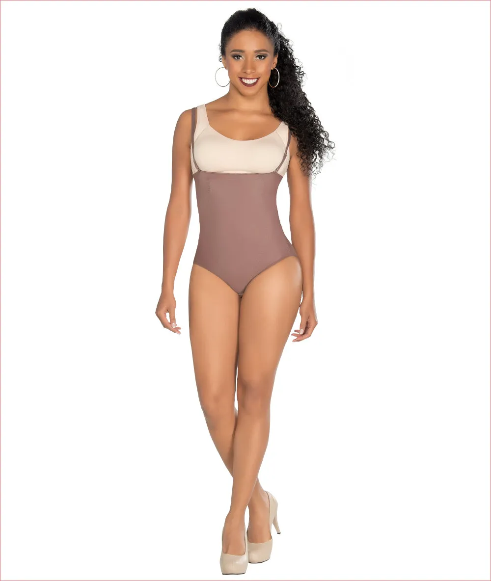 Soft and smooth shapewear Straight back bodysuit - C1003