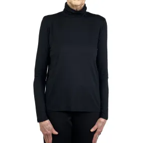 SOFT TOUCH BACK PLEAT TURTLENECK T-SHIRT