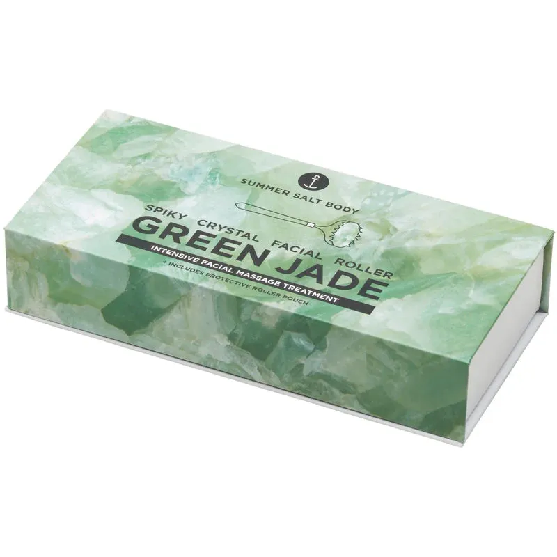 Spiky Green Jade Facial Roller