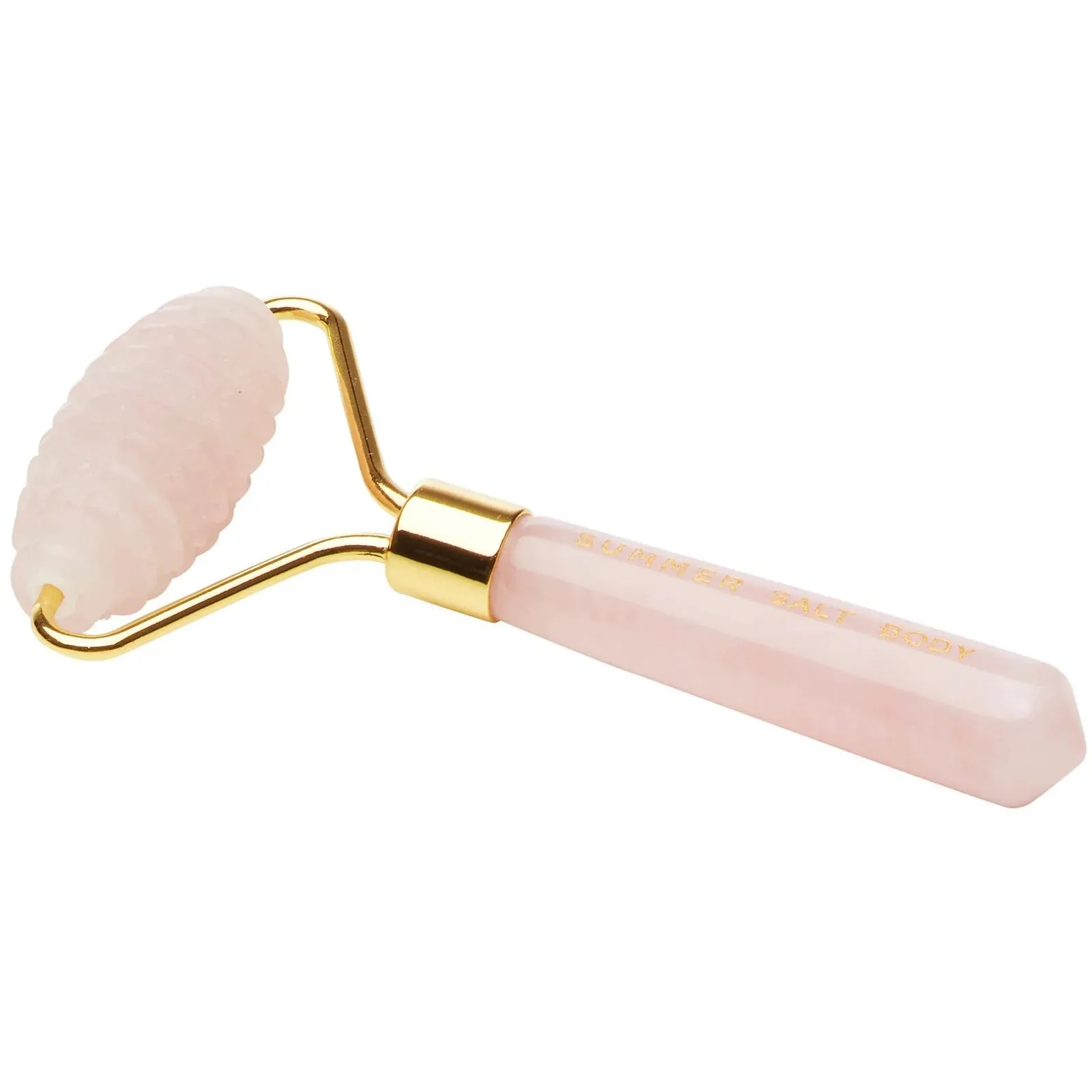 Spiky Rose Quartz Facial Roller