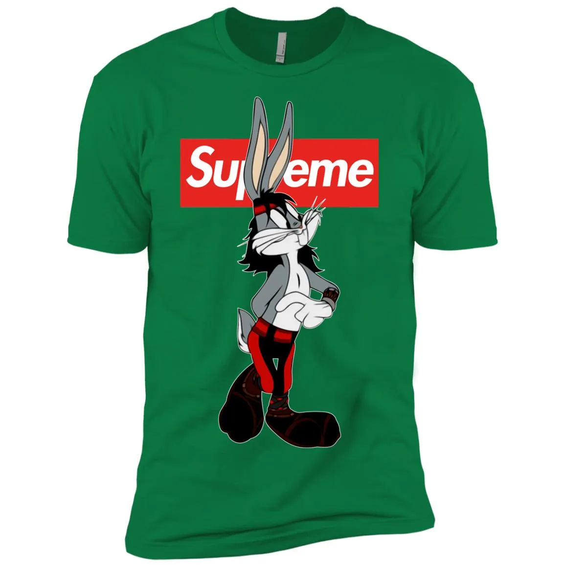 Supreme Rabbit T-shirt Men Short Sleeve T-Shirt