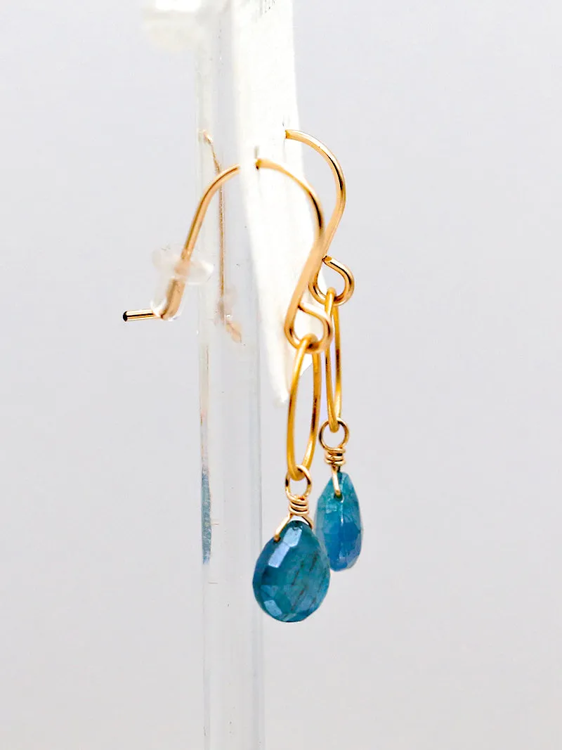 Susan Rifkin Kyanite Teardrop Earrings | 14k Gold Filled