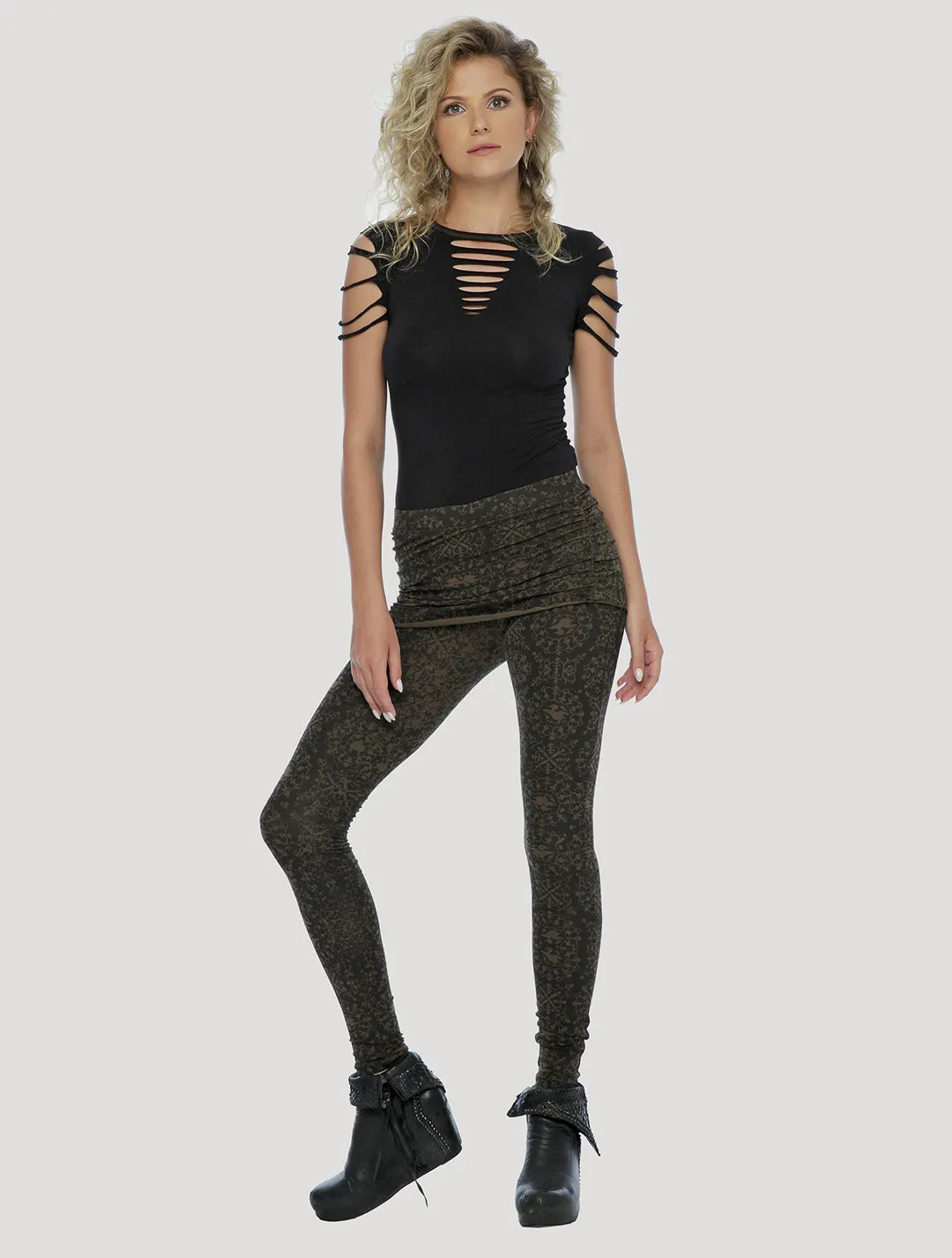 The Goddess Skirted Long Leggings