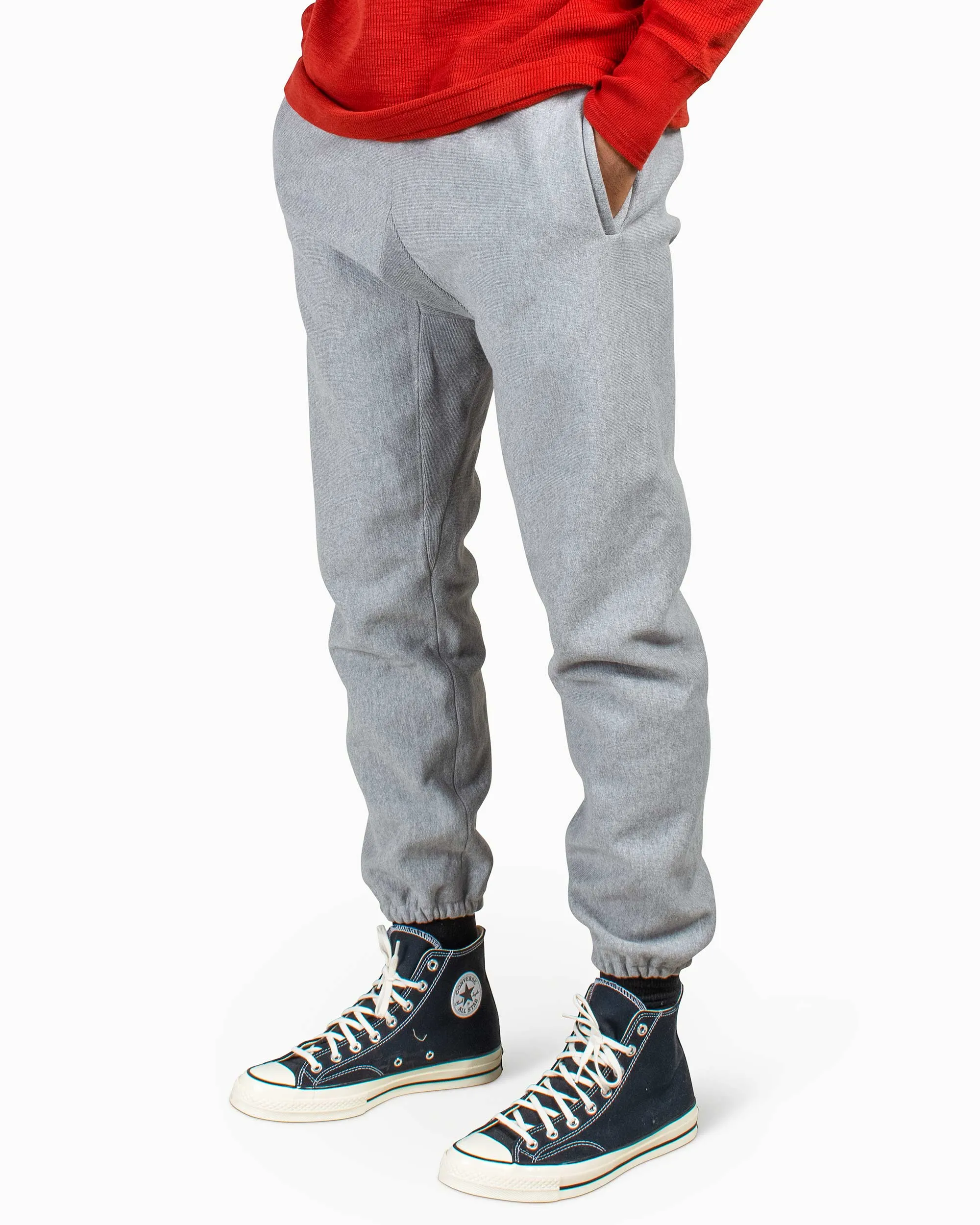 The Real McCoy's MC20115 Heavyweight Sweatpants Medium Grey