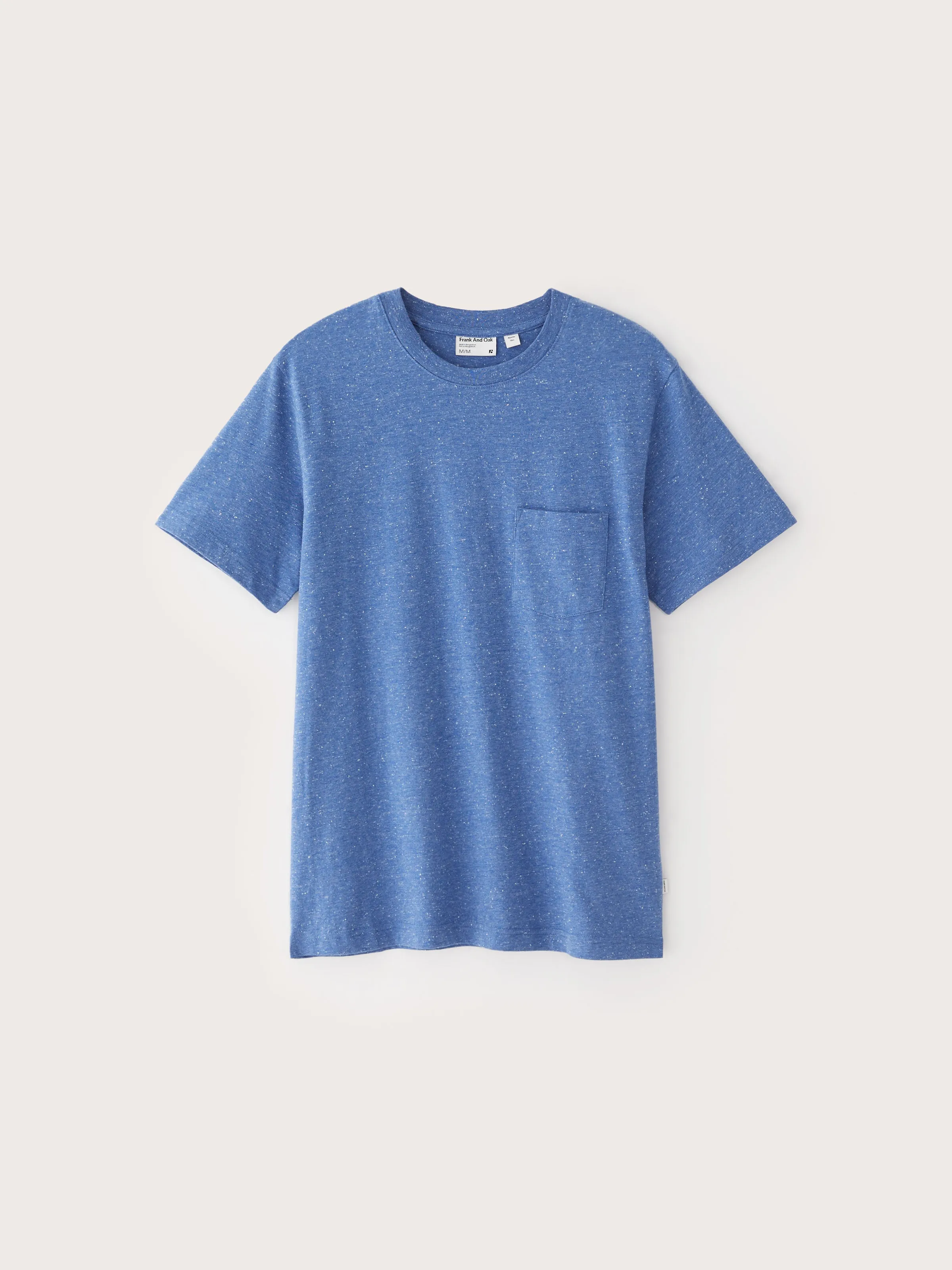 The Slim Textured T-Shirt in Cobalt