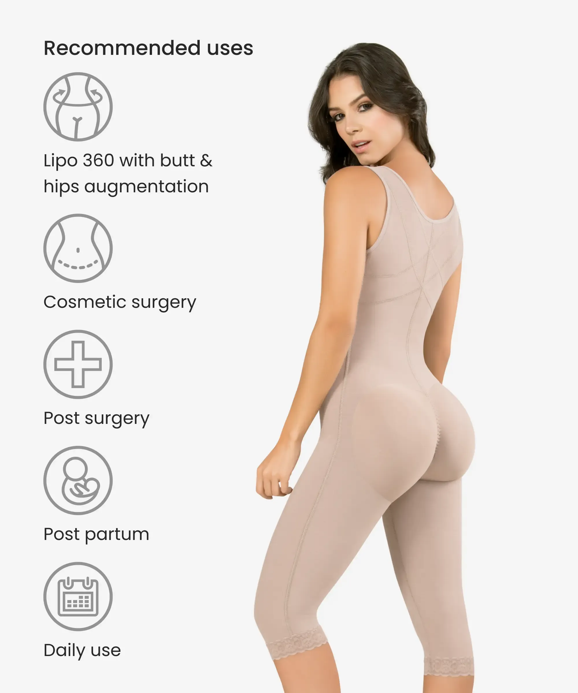 Ultra curve shaping bodysuit - Style 454