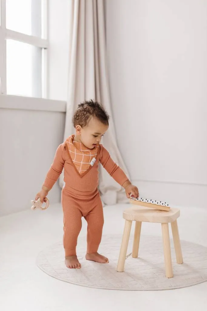 Waffle Long Sleeve Bodysuit