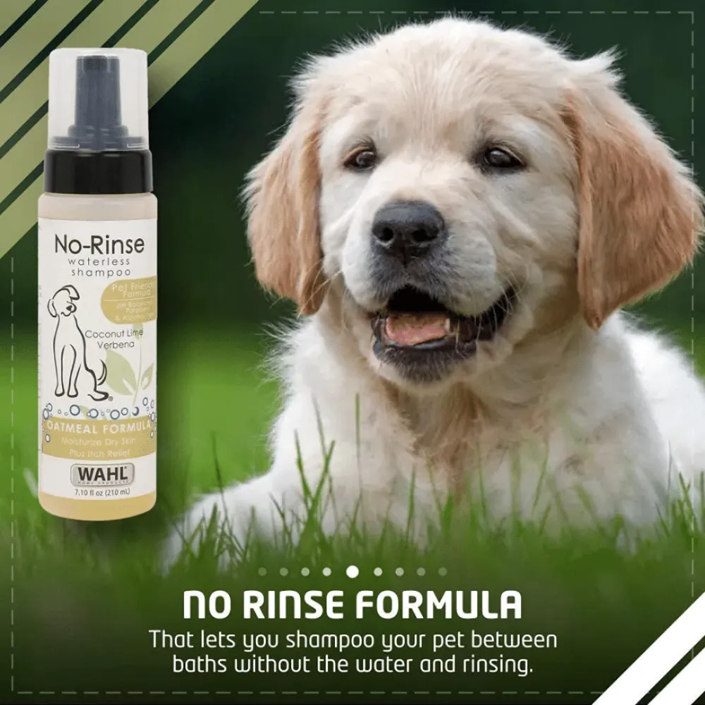 Wahl No Rinse Oatmeal Shampoo for Dogs