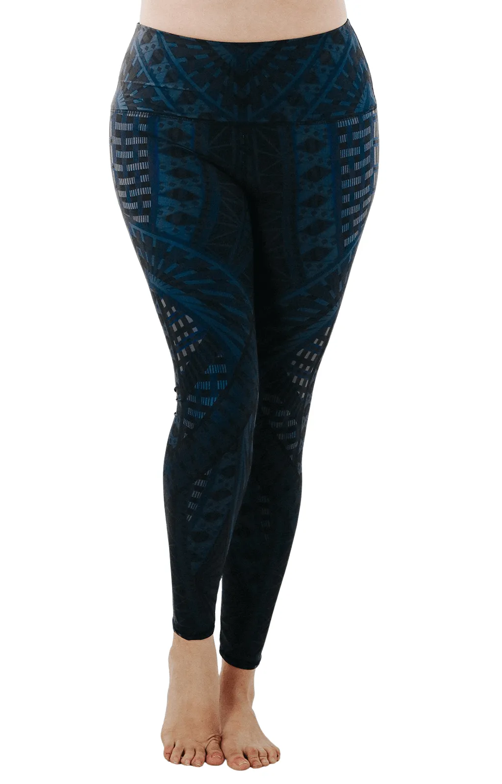 Warrior One Printed Yoga Leggings