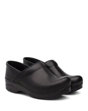 Women's Dansko Professional Clog Color: Black Cabrio (WIDE WIDTH)