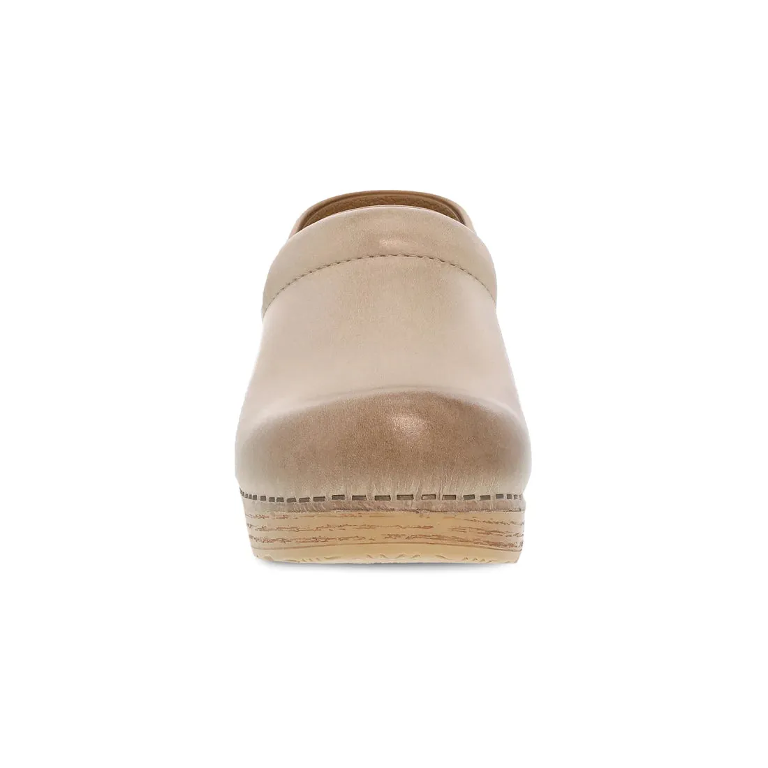 Women's Dansko Professional Color: Sand Milled Burnished Clog