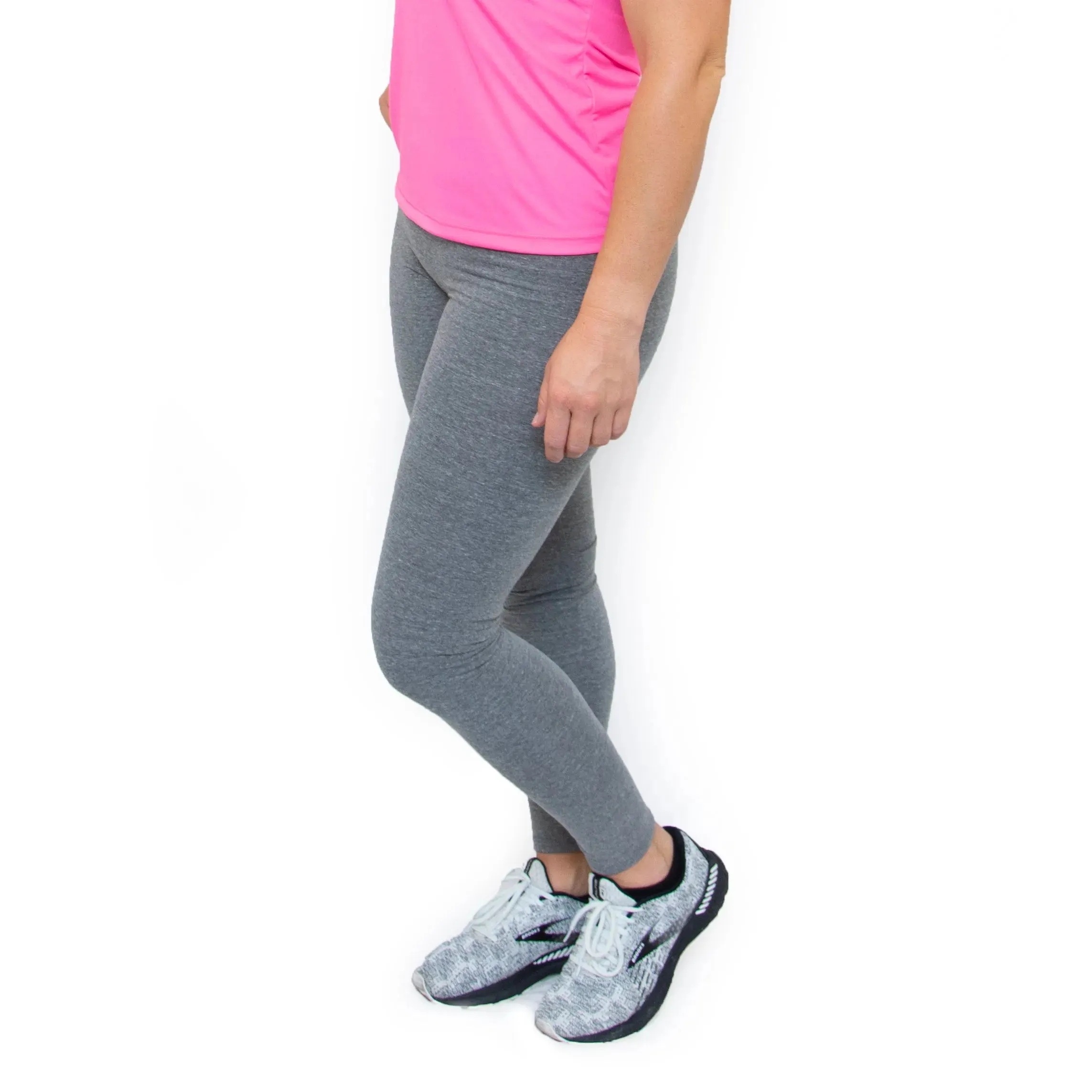 Womens Eco Triblend Spandex Jersey Leggings