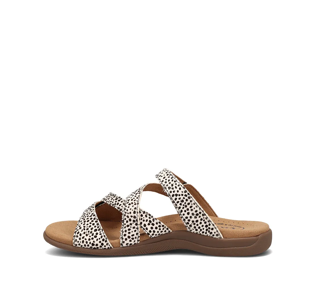 Women's Taos Double U Color: Black / White Cheetah