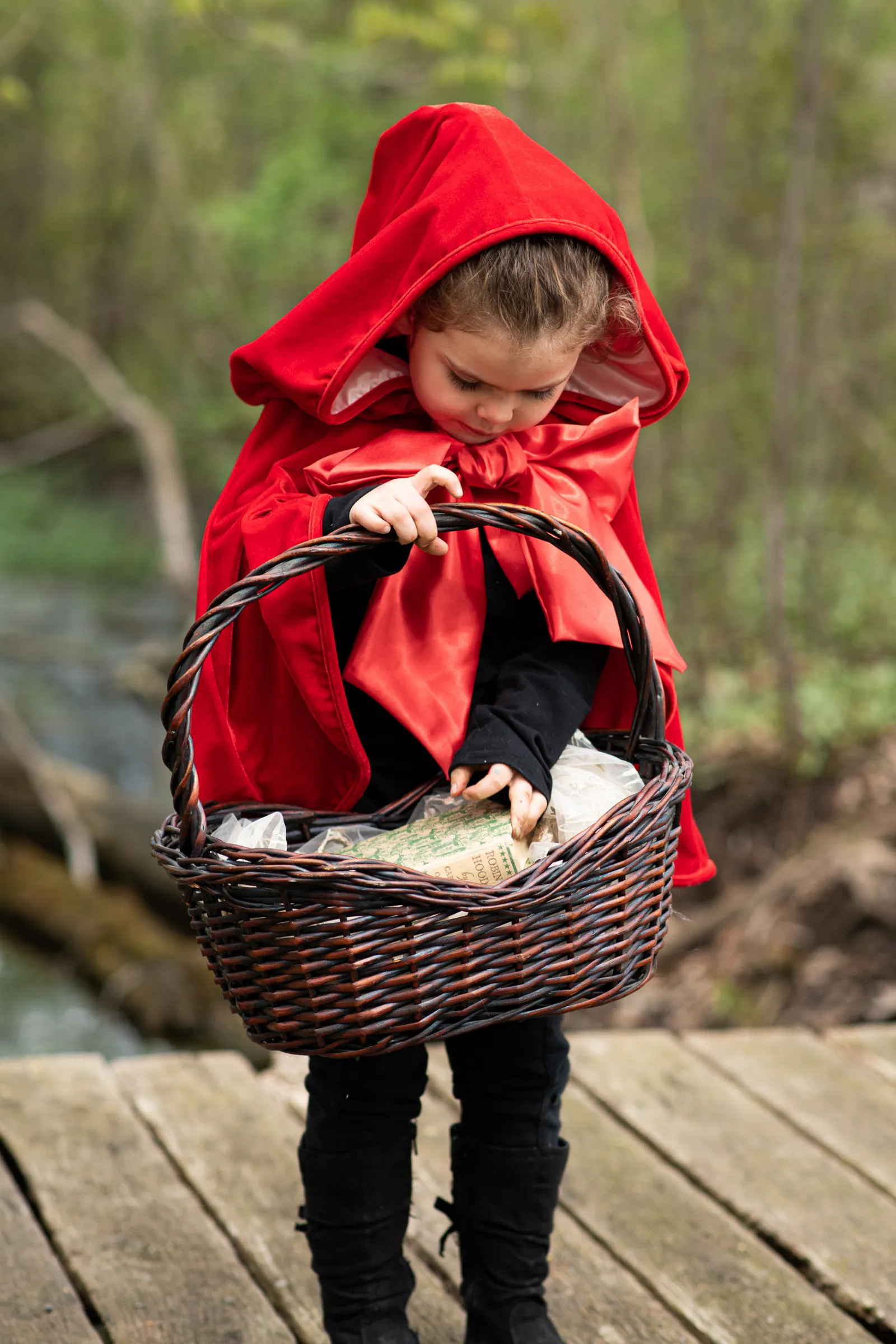 Woodland Storybook Little Red Riding Hood Cape by Great Pretenders