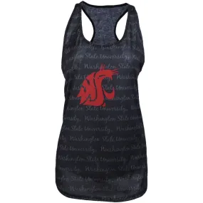 WSU Grey Script Tank Top