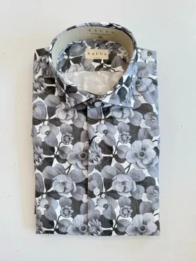 XACUS Grey Flower Shirt