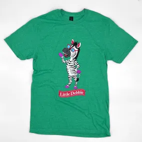 Zain the Zebra Green T-Shirt