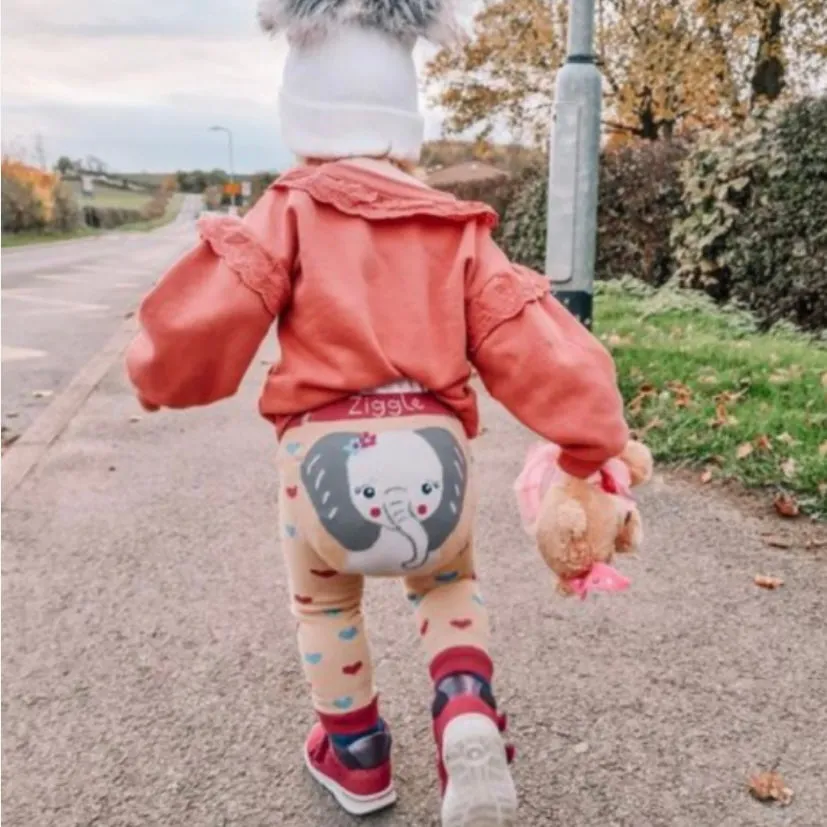 Ziggle - Elephant Leggings - 6-12 months