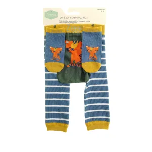 Ziggle - Savanna Tiger Leggings and Socks Set 6-12months